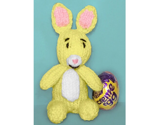 KNITTING PATTERN - Rabbit inspired Choc cover Easter Creme Egg