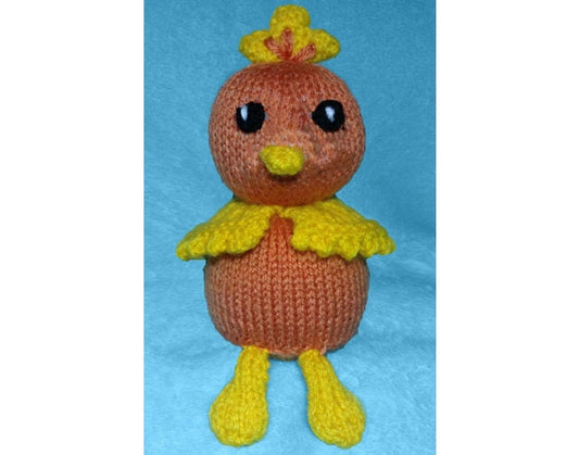 KNITTING PATTERN - Torchick inspired choc orange cover / 15 cms toy