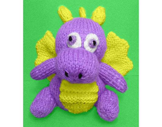 KNITTING PATTERN - Spyro inspired choc orange cover / 15 cms toy