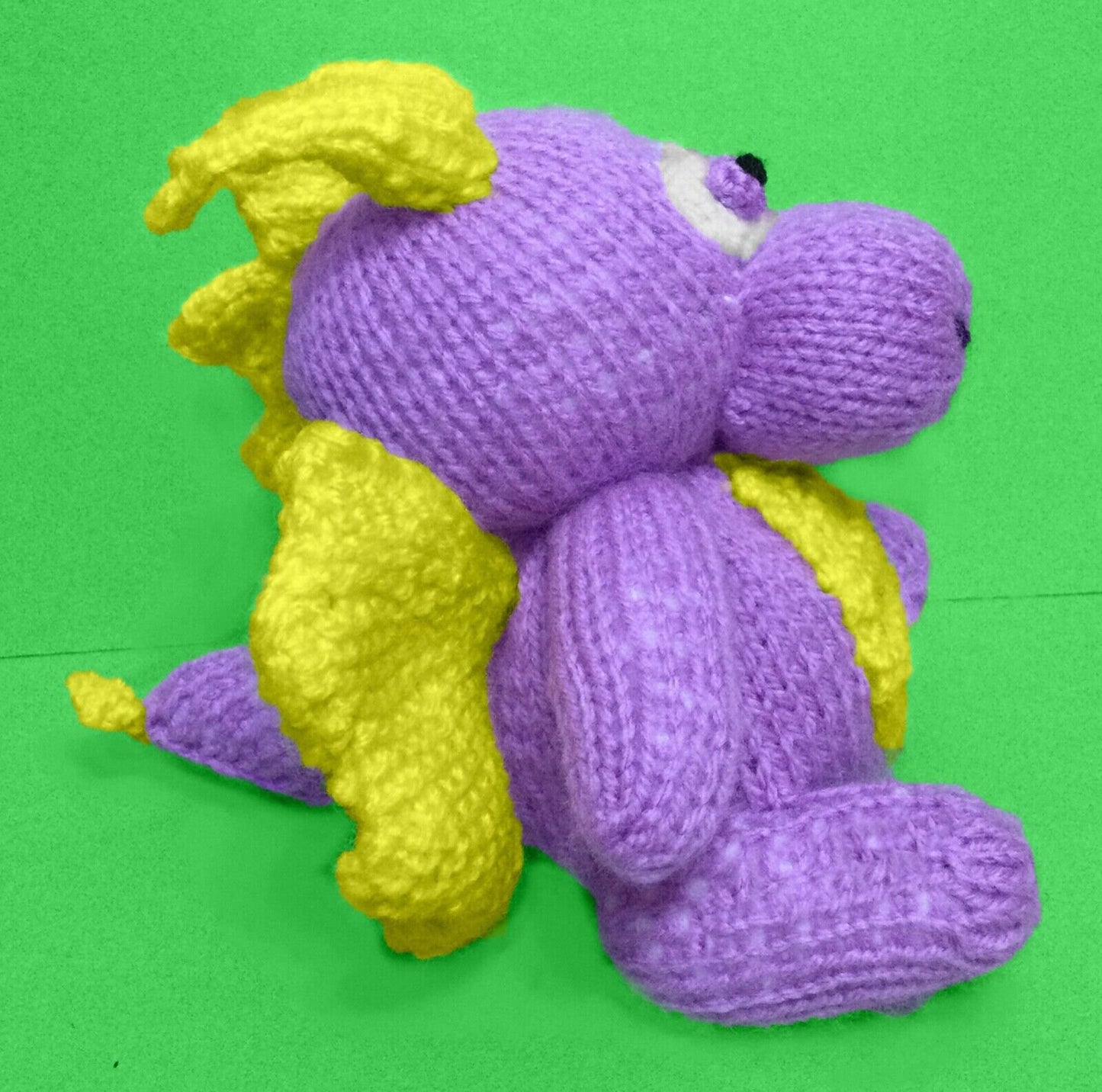 KNITTING PATTERN - Spyro inspired choc orange cover / 15 cms toy