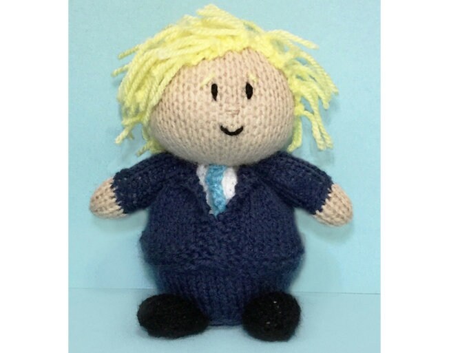 KNITTING PATTERN - Boris Johnson inspired choc orange cover / Prime Minister toy