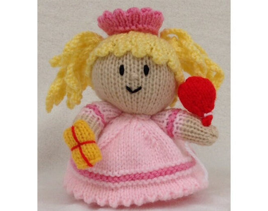 KNITTING PATTERN - Birthday Party Girl chocolate orange cover or 15cms toy