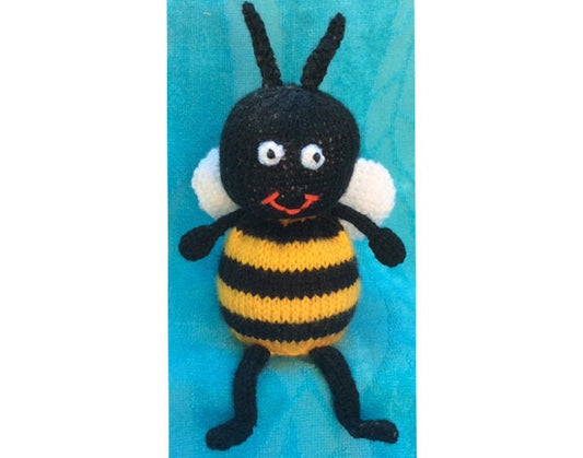 KNITTING PATTERN - Bee chocolate orange cover / 15 cms toy / Charity knitting