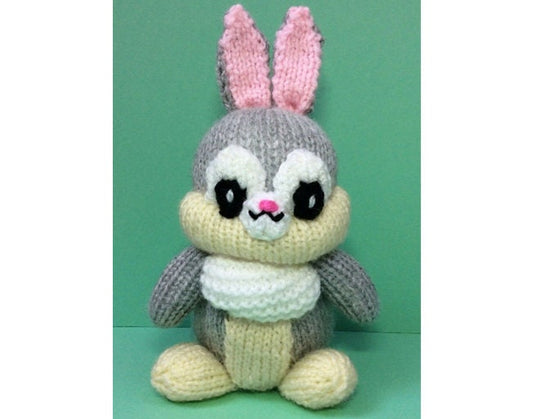 KNITTING PATTERN - Thumper inspired choc orange cover/ 16 cms toy