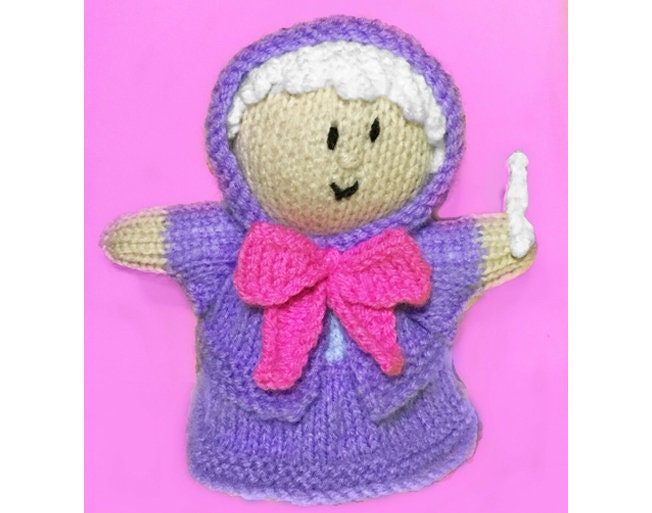 KNITTING PATTERN - Fairy Godmother inspired choc orange cover 15cms toy