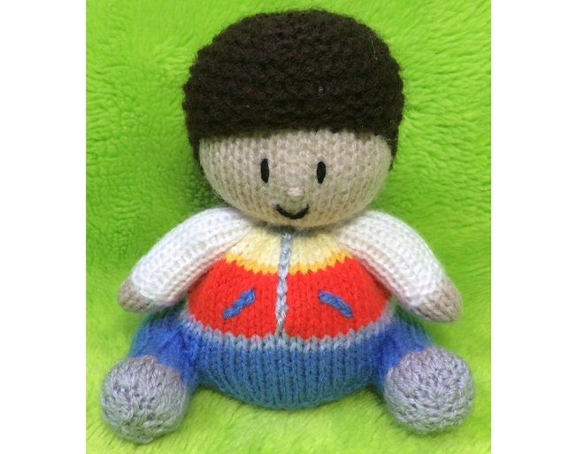 KNITTING PATTERN - Ryder choc orange cover / 16 cms toy