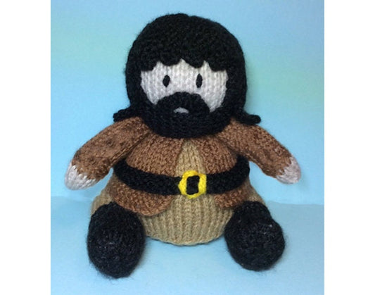 KNITTING PATTERN - Wizard Giant choc orange cover / 15 cms toy