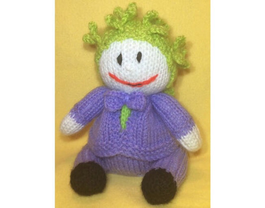 KNITTING PATTERN - Joker choc orange cover / 15 cms toy