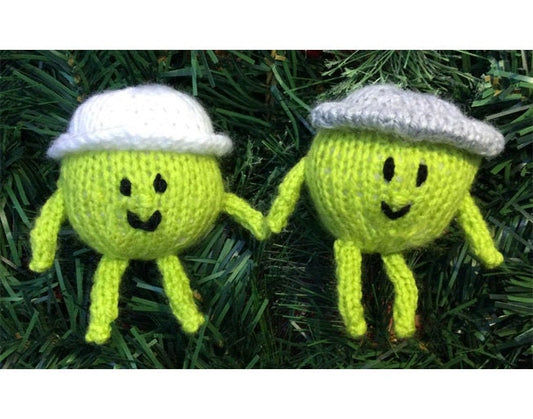 KNITTING PATTERN - Christmas Peas inspired toy doll