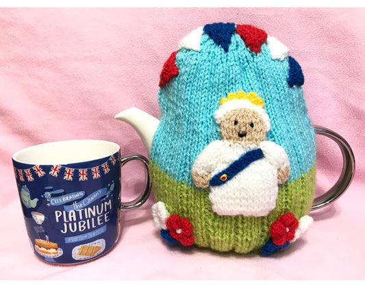 KNITTING PATTERN - Royal Jubilee Queen Tea Cosy Cover - Great Novelty Gifts