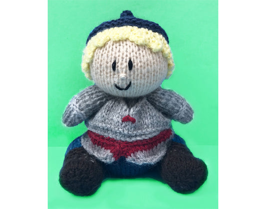 KNITTING PATTERN - Kristoff chocolate orange cover or 15 cms Frozen toy