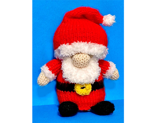 KNITTING PATTERN - Santa Gonk Gnome Chocolate orange cover / 13cms Christmas toy